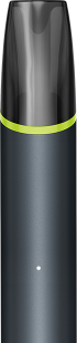 VEEV NOW ULTRA Sour Apple disposable vaping device close up with a light green ring around the mouthpiece